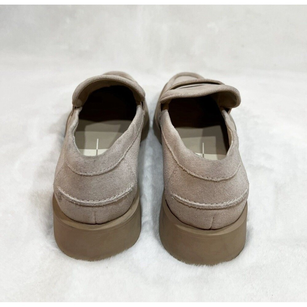 Dolce Vita Elias Lug Loafers Tan Suede Leather Women’s 10 - Picture 5 of 10